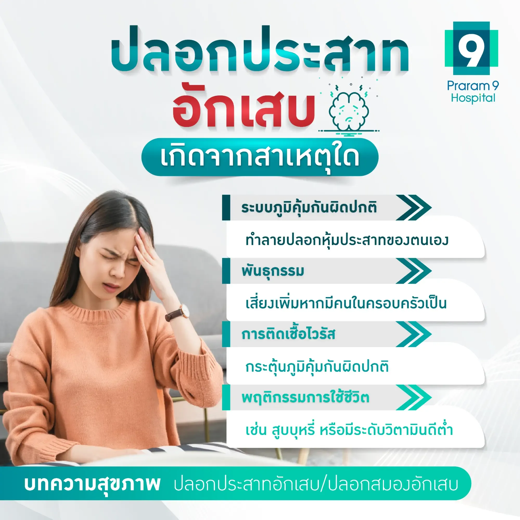 สาเหตุโรคปลอกประสาทอักเสบ