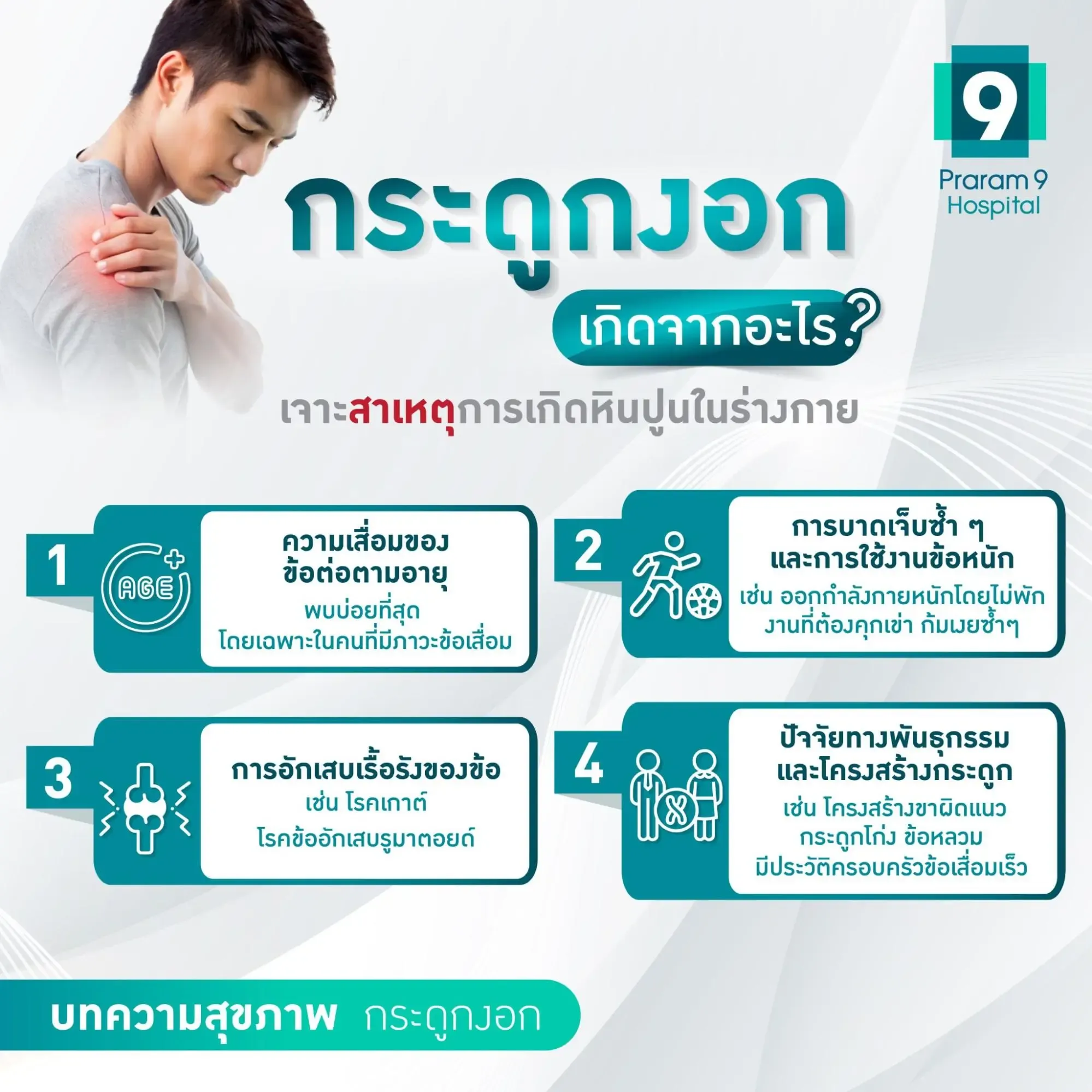 หินปูนเกาะกระดูก เกิดจากอะไร