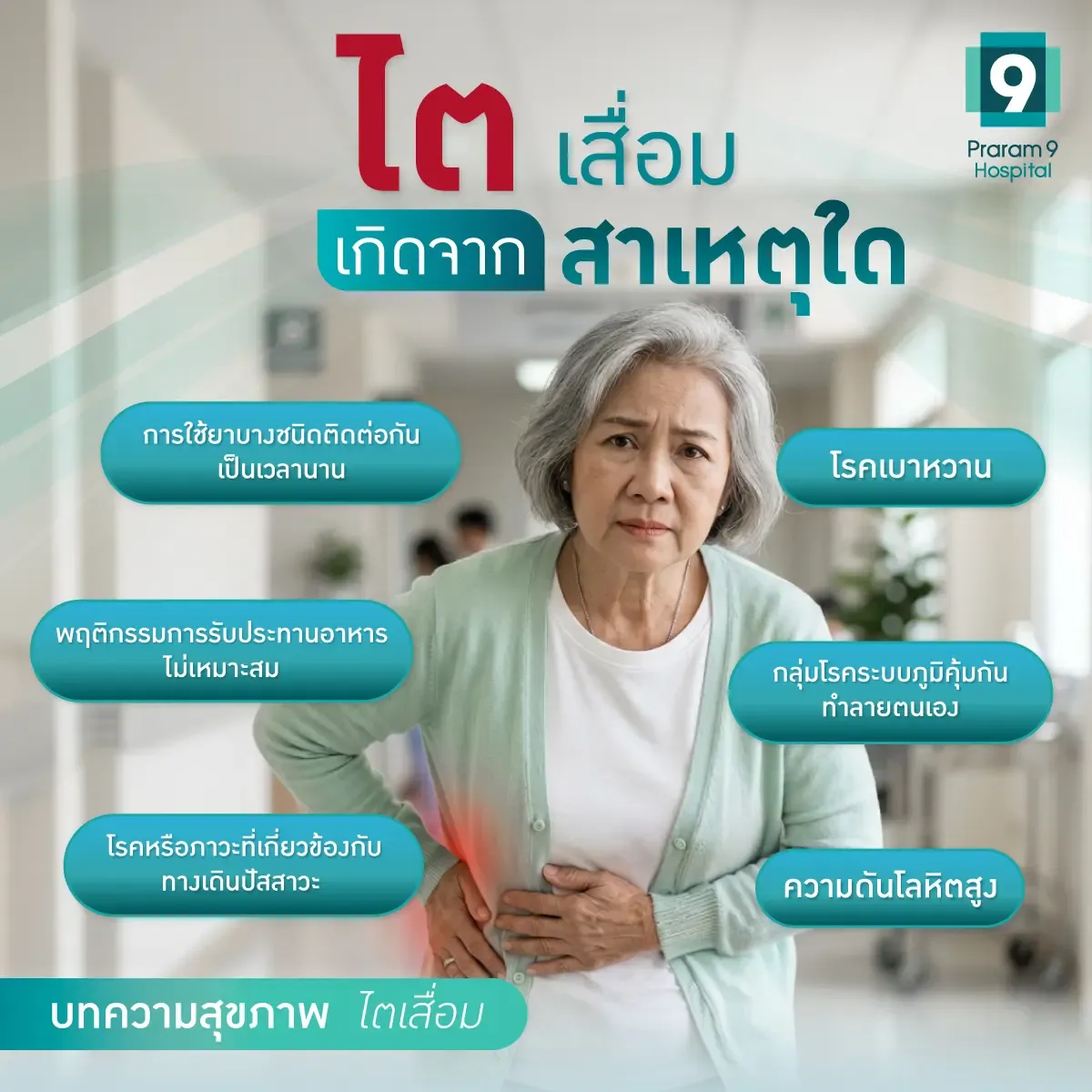 ไตเสื่อม สาเหตุ