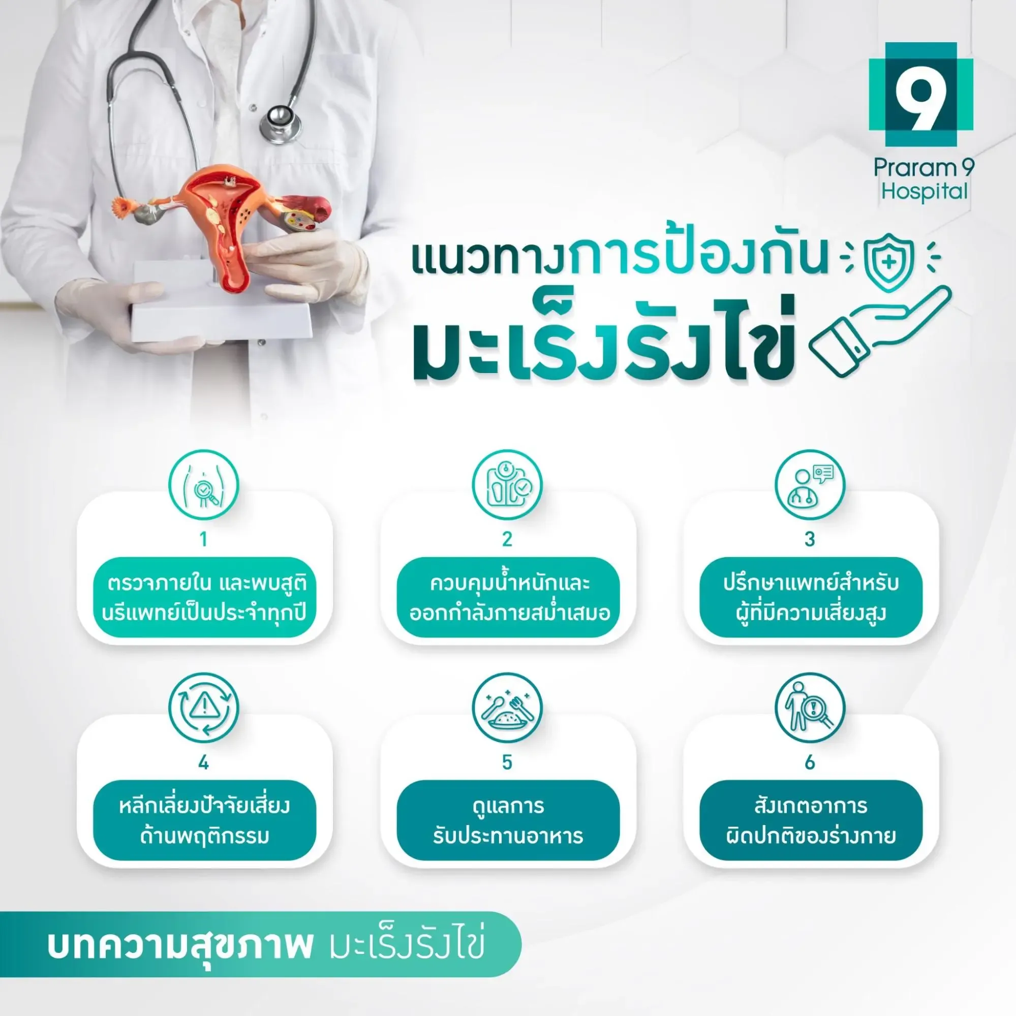 มะเร็งรังไข่ ป้องกัน