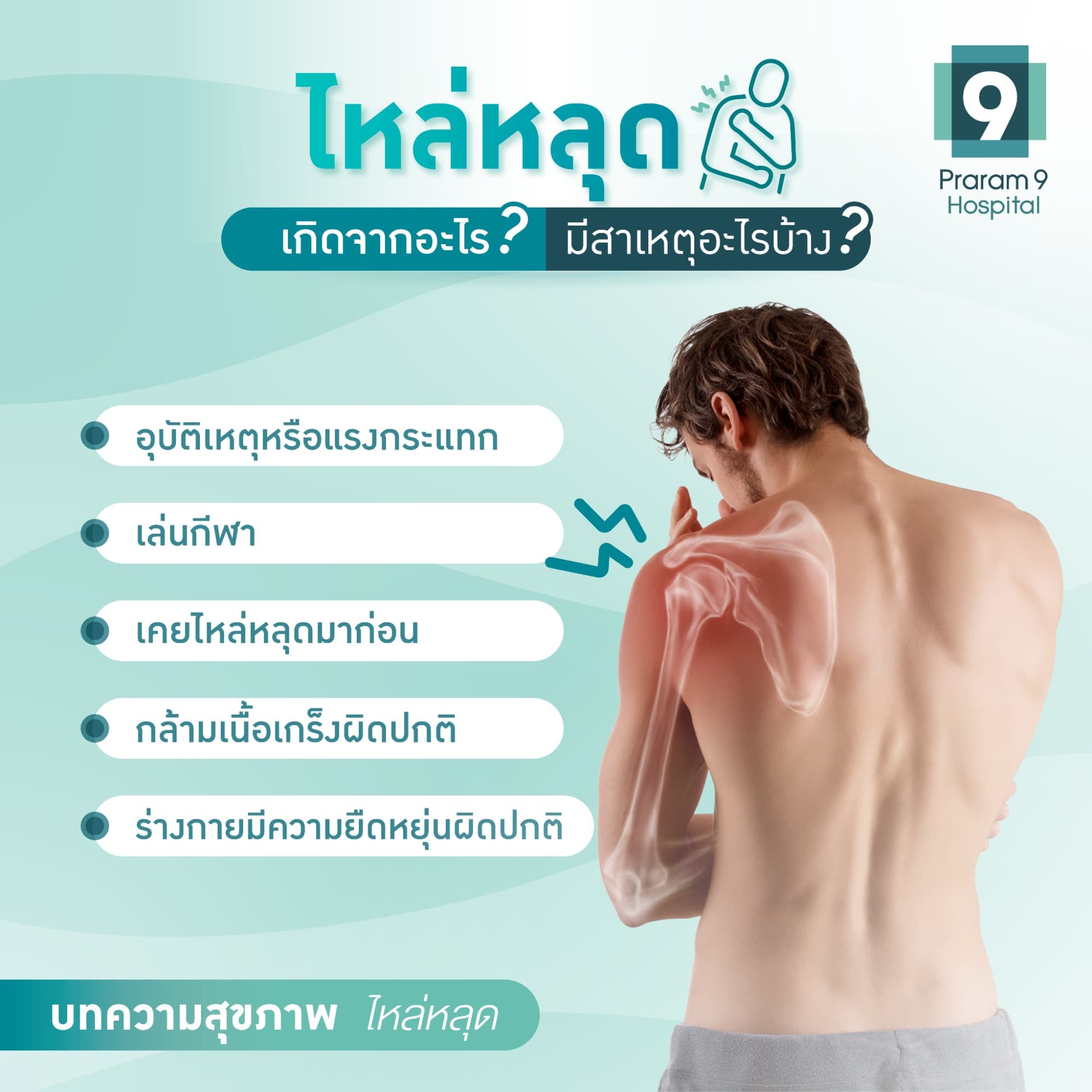 ไหล่หลุดเกิดจากอะไร
