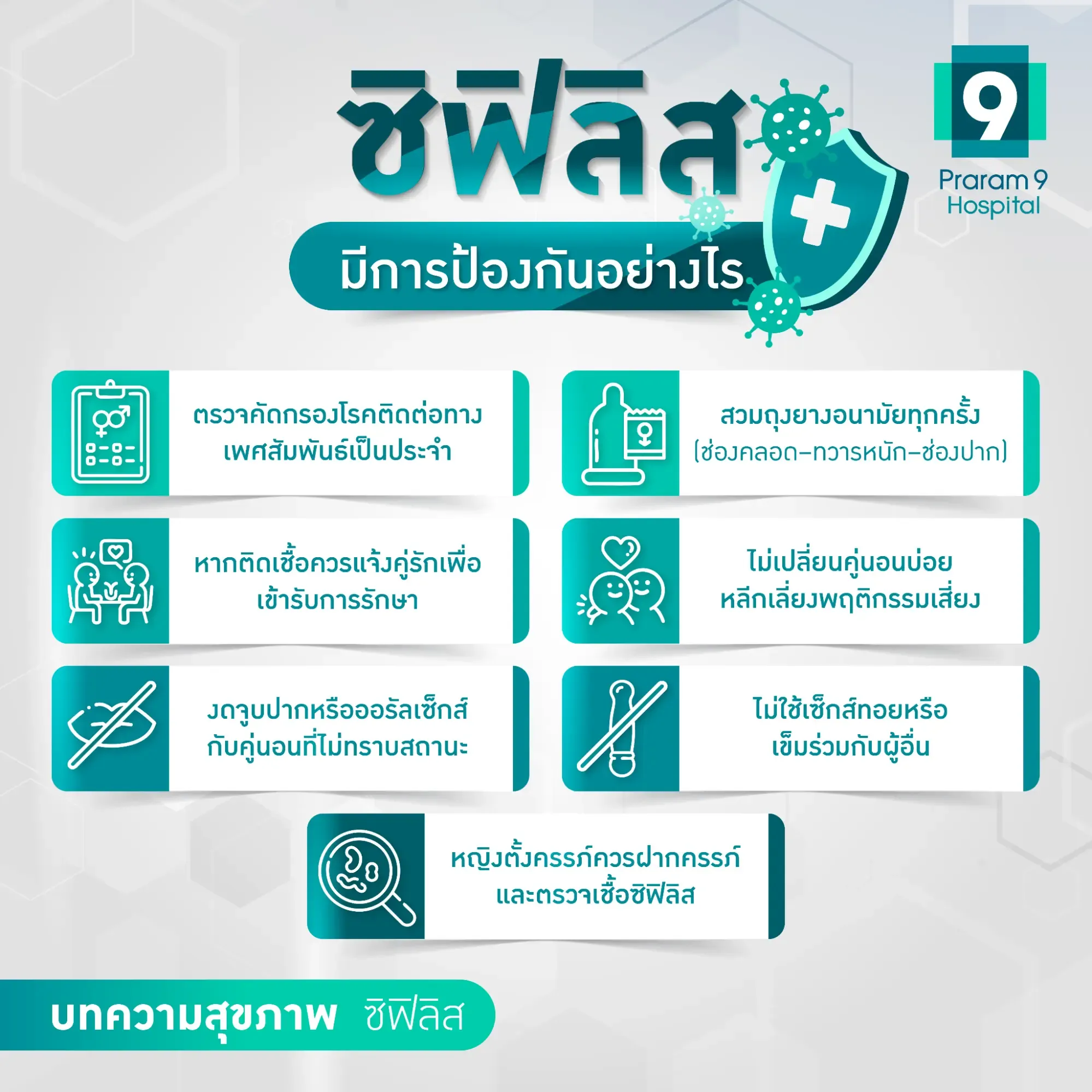 ซิฟิลิส ป้องกัน