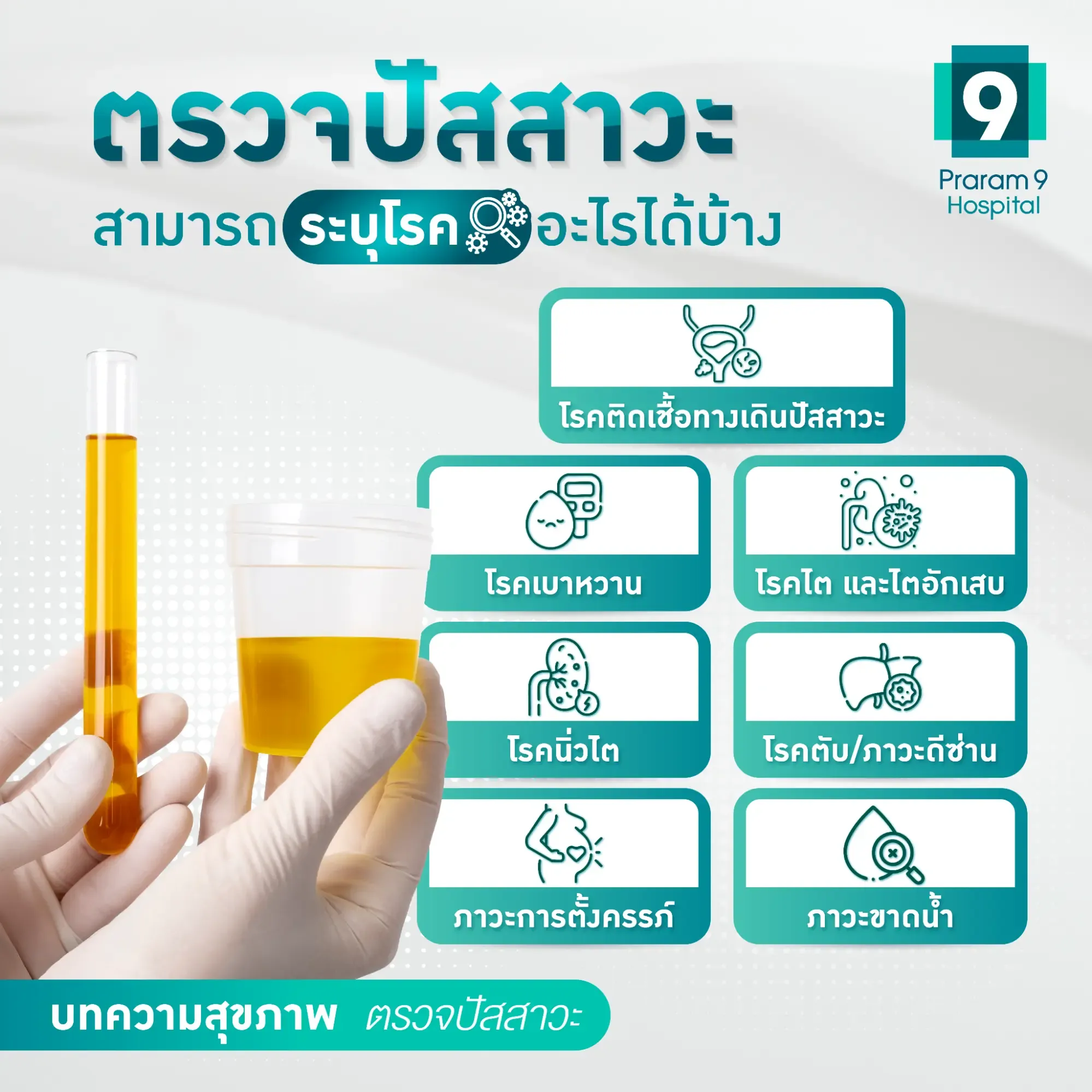 ตรวจปัสสาวะ ระบุโรคอะไรได้บ้าง