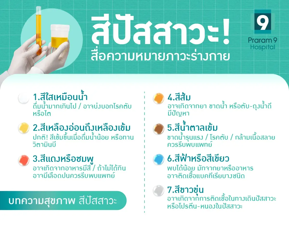 สีฉี่บอกโรค