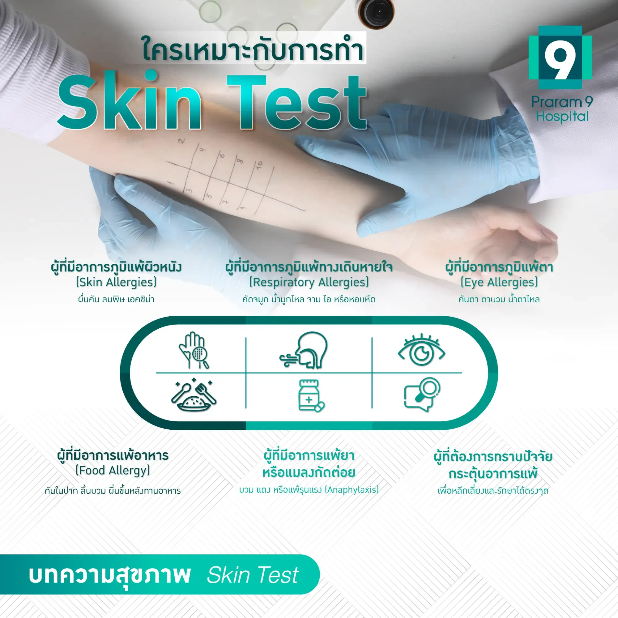 Skin Test เหมาะกับใคร